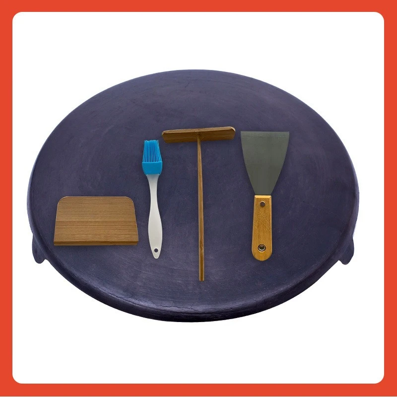 

Vintage household pancake gripper Shandong miscellaneous grain cake frying pan pancake fruit tool cast iron pancake bun uncoated