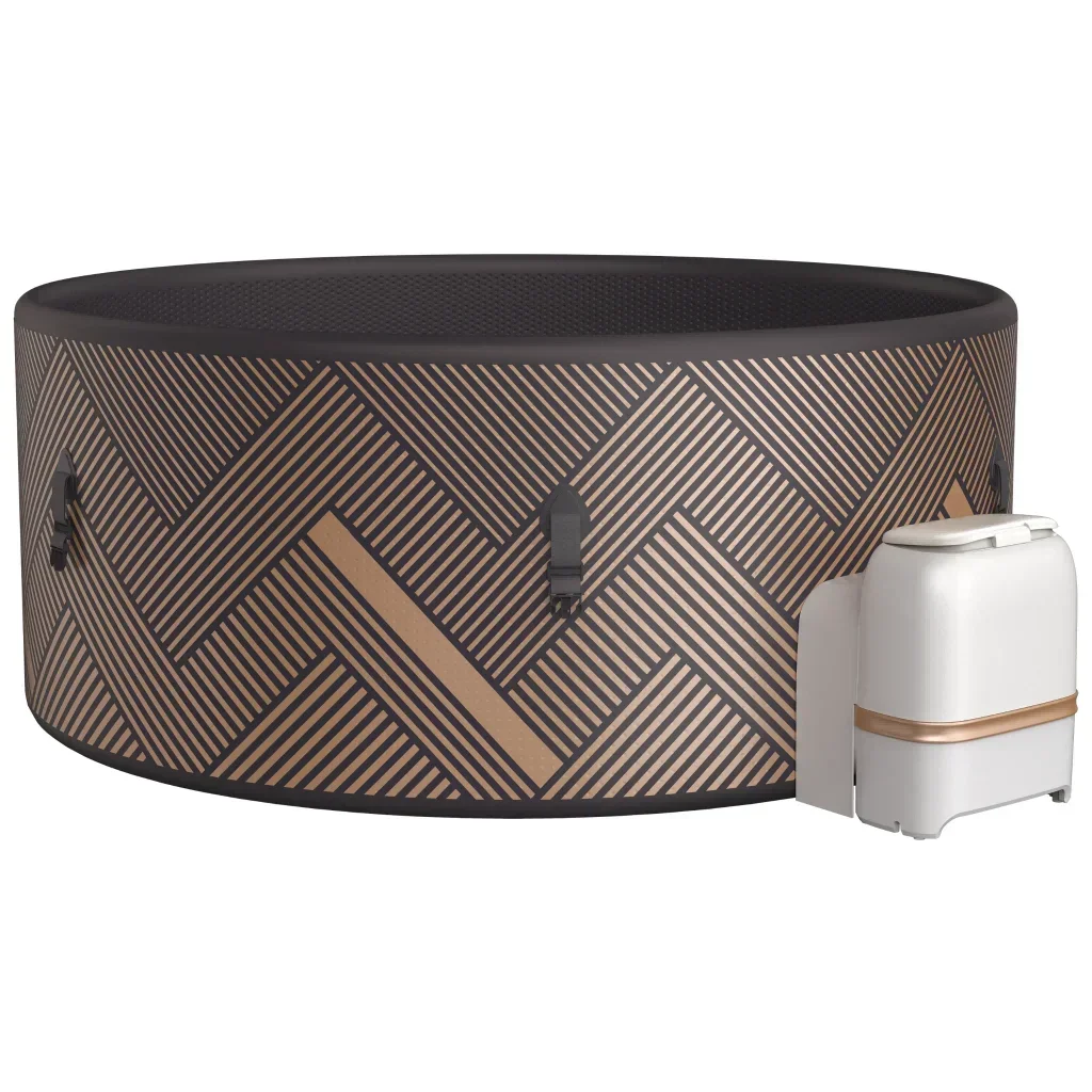 

Portable Inflatable Pool Classic Round Inflatable Hot Tub Bubble Spa Jacuzzi Bathtub