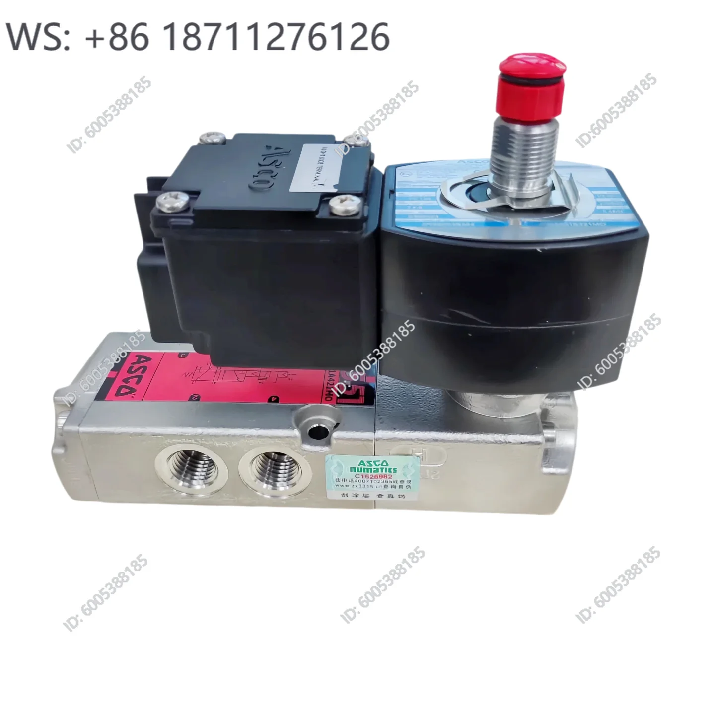 ASCO explosion-proof solenoid valve JPIS8551B321MO/301MO1/4NPT two-position five-way commutation