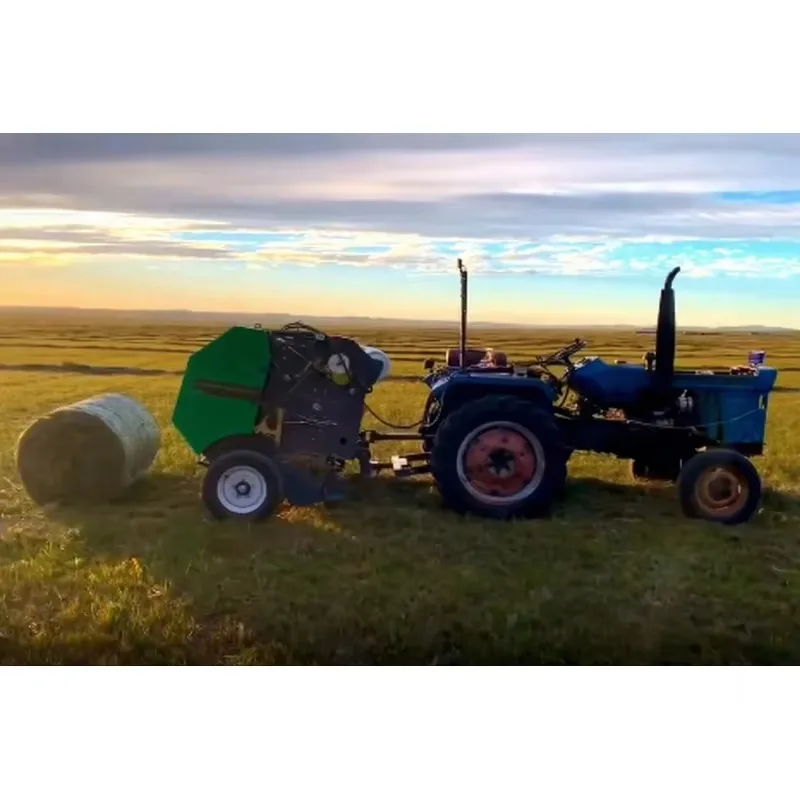 【Professional】-Mounted 30-70 HP Suspended Round Baler For Compressed Hay Grass Or Straw Efficiently Balances Crop