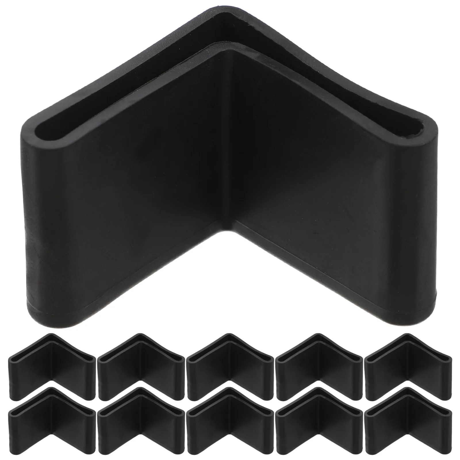

12Pcs Triangular Rubber Furniture Feet Covers Non-Slip Table Chair Leg Protectors Floor Foot Pads Furniture Accessories