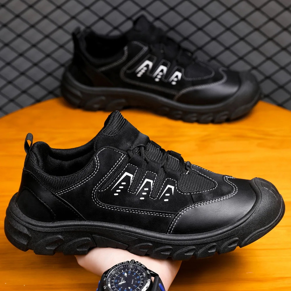 Men's hiking shoes, fashionable casual shoes, breathable and comfortable, lightweight and breathable outdoor hiking shoes