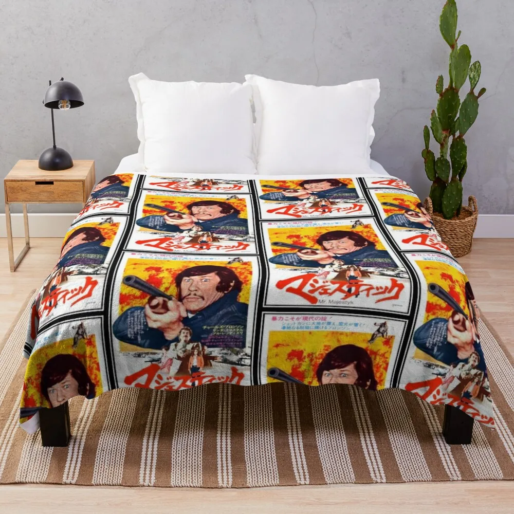 Mr Majestyk Throw Blanket Plush wednesday Blankets