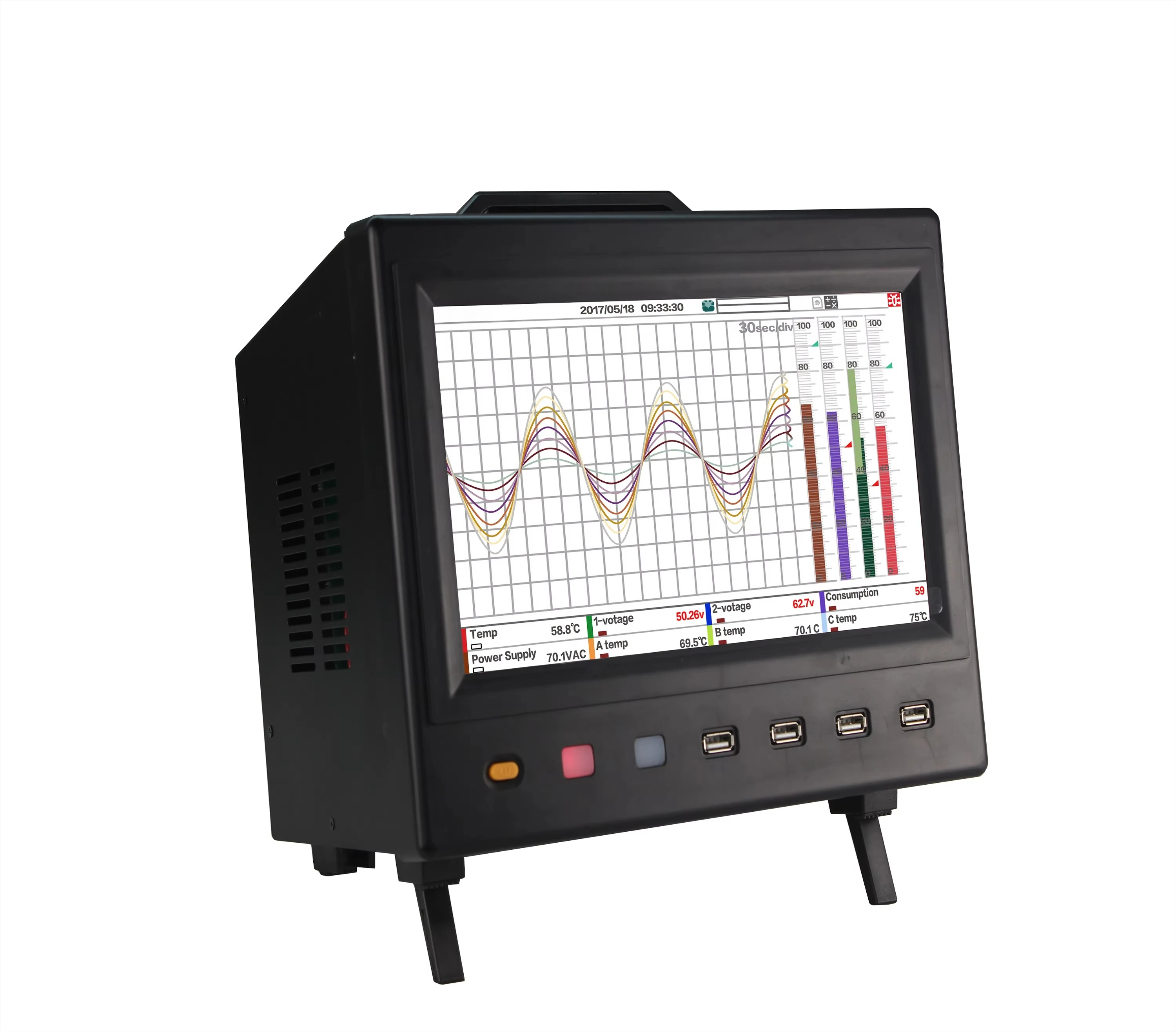 Paperless data loggers, multi-channel data loggers