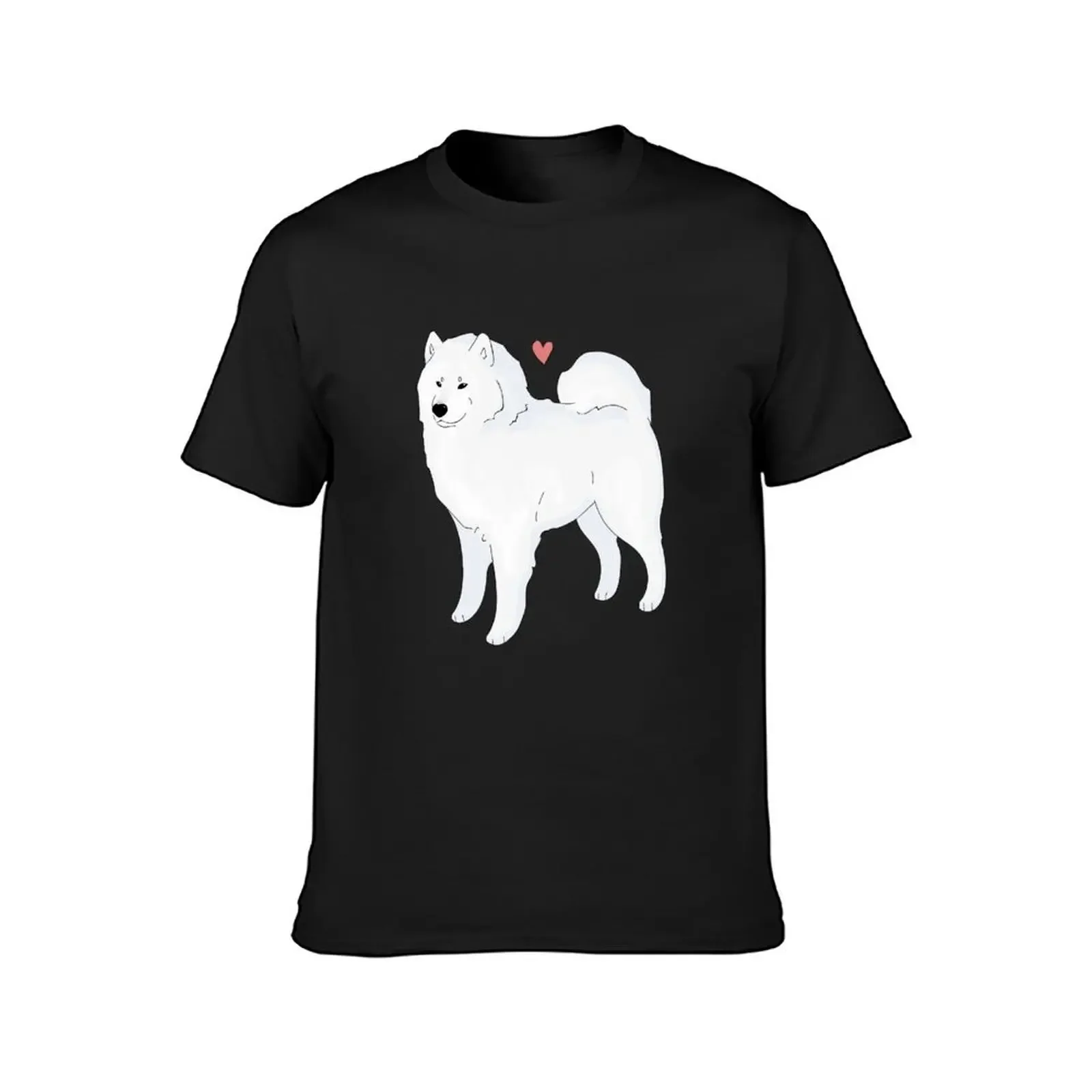 Samoyed Love T-Shirt vintage clothes for a boy summer top t shirt for men