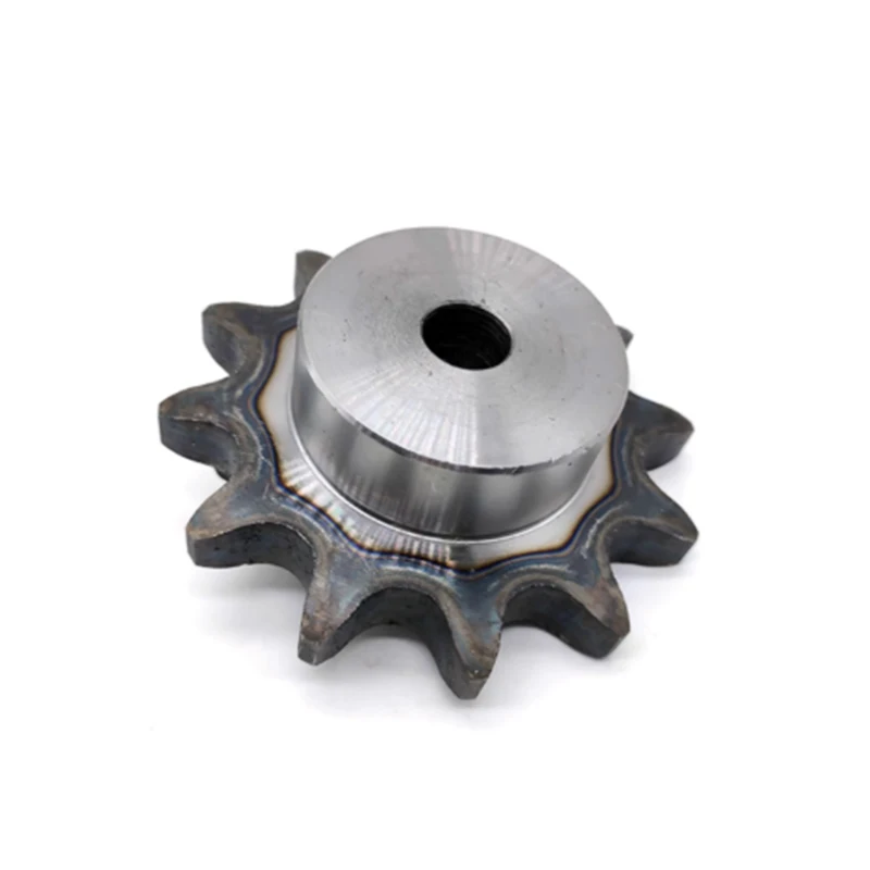 1PC 04C Sprocket 10Teeth Inner Hole 6/8/10mm 25H 45# Steel Sprocket 04C Table Wheel Finished Hole Sprocket Screw Hole M5