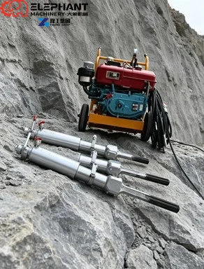 Excavator Hydraulic Driven Rock Splitter Hard Rock Hydraulic Splitter For Quarry Blasting Replacement