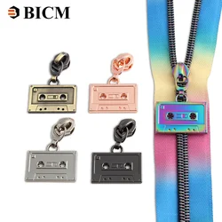 10Pcs 5# Zipper Slider For Nylon Zippers Clothes Jacket Zipper Pulls Metal Zip Puller Bag Zip Pulls Repair Kit Sewing Accessory