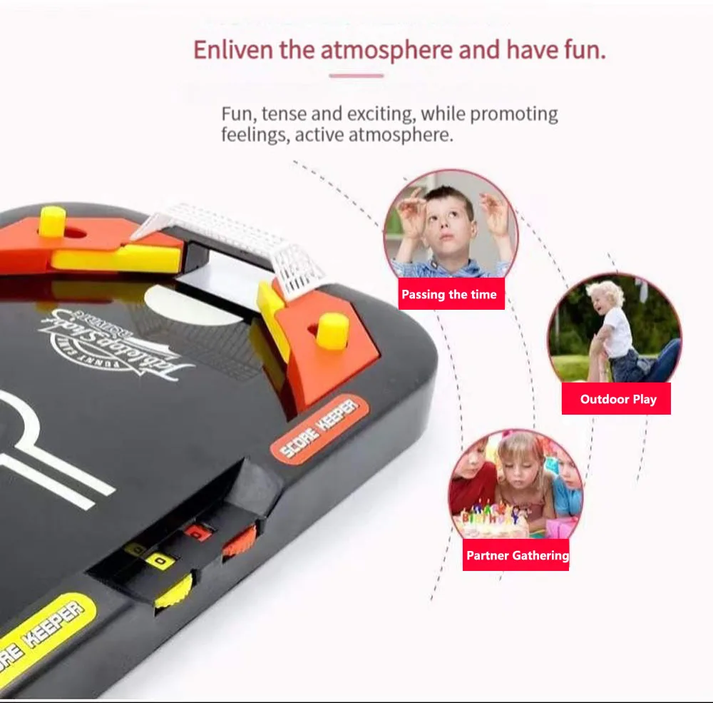 

Mini 2 In 1 Soccer Board Game Toys Fun Desktop Soccer Ice Table Game Parent Child Interactive Games Anti-stress Party Gifts