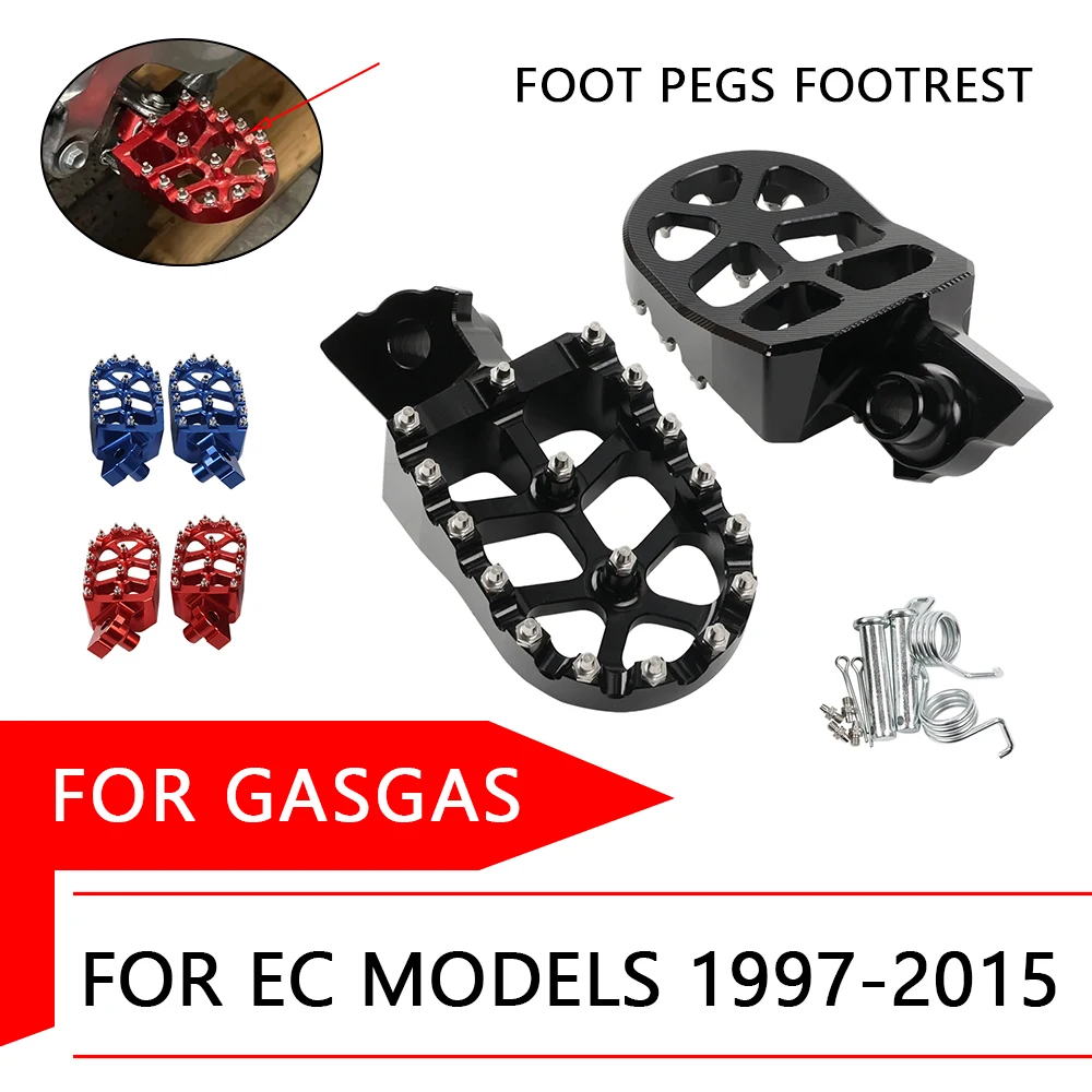 For EC 250 2004 Footpegs Footrests Foot Pedals For GasGas EC125 EC250 EC300 EC 125 250 300 EC50 EC200 EC 50 200 450 515 2005