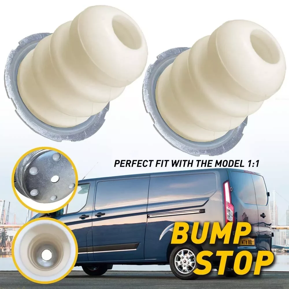 2Pcs FOR FORD TRANSIT MK8 CUSTOM 2038874 REAR AXLE BUMP STOP SINGLE REAR WHEEL