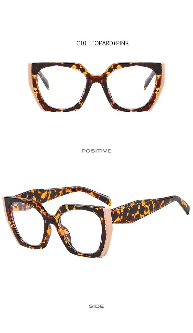 Luxus Marke frauen Sonnenbrille Mode Cat Eye Polygon Elegante Sonnenbrille Damen Vintage Brillen UV400 – Detail 18