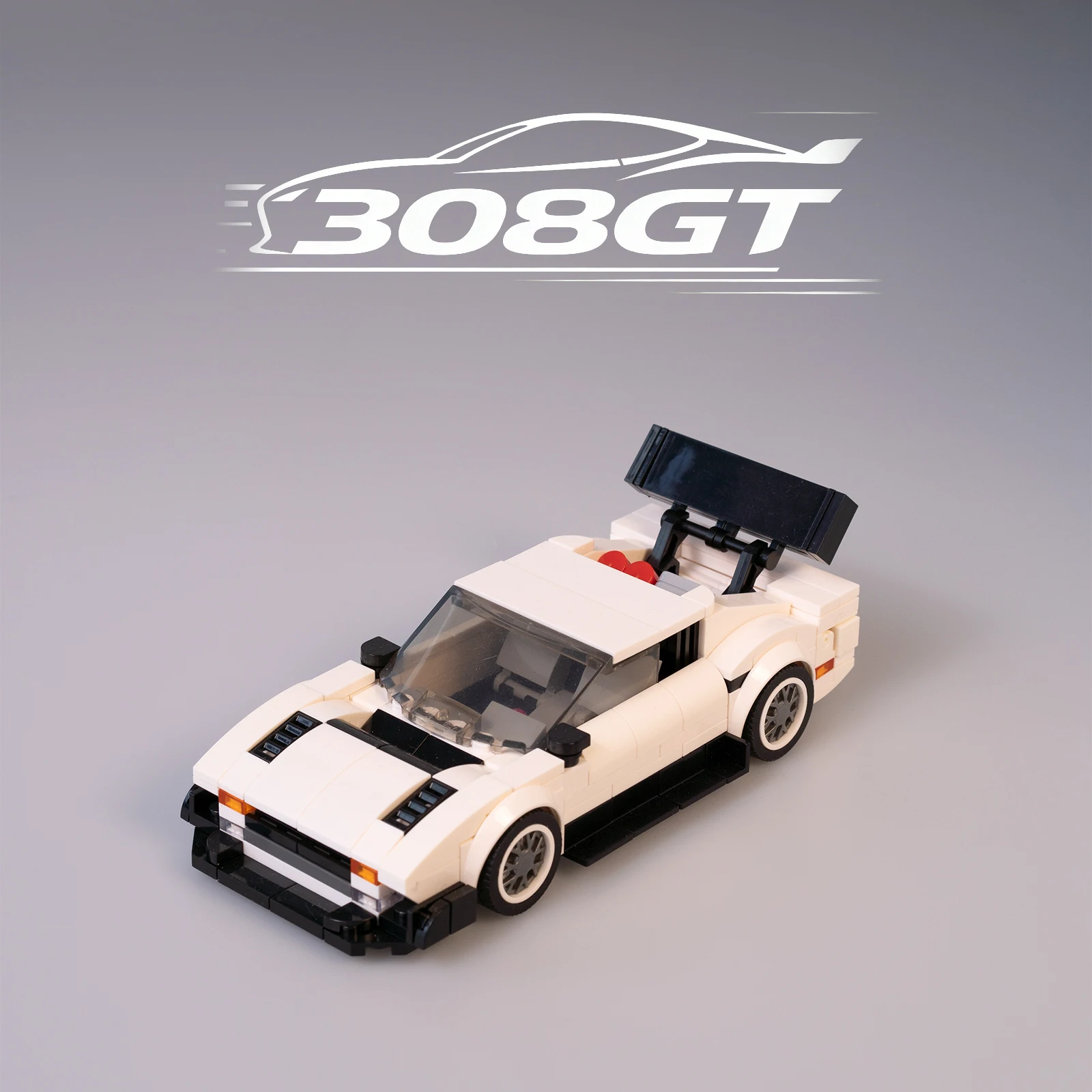 

Конструктор MOC Supercar, модель высокопроизводительного ретро-автомобиля в масштабе 1:32, подарок для автолюбителей