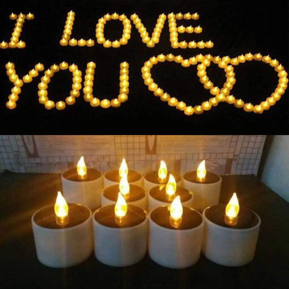 

6PCS Solar Light LED Tealight Decorative Candles Waterproof Flameless Safe Kids Pets Outdoor Indoor LED Lighting