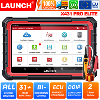 LAUNCH X431 PRO ELITE Car Diagnostic Tools CANFD DOIP FCA Auto OBD OBD2 Scanner Full System Active Test ECU Coding pk PRO V5.0