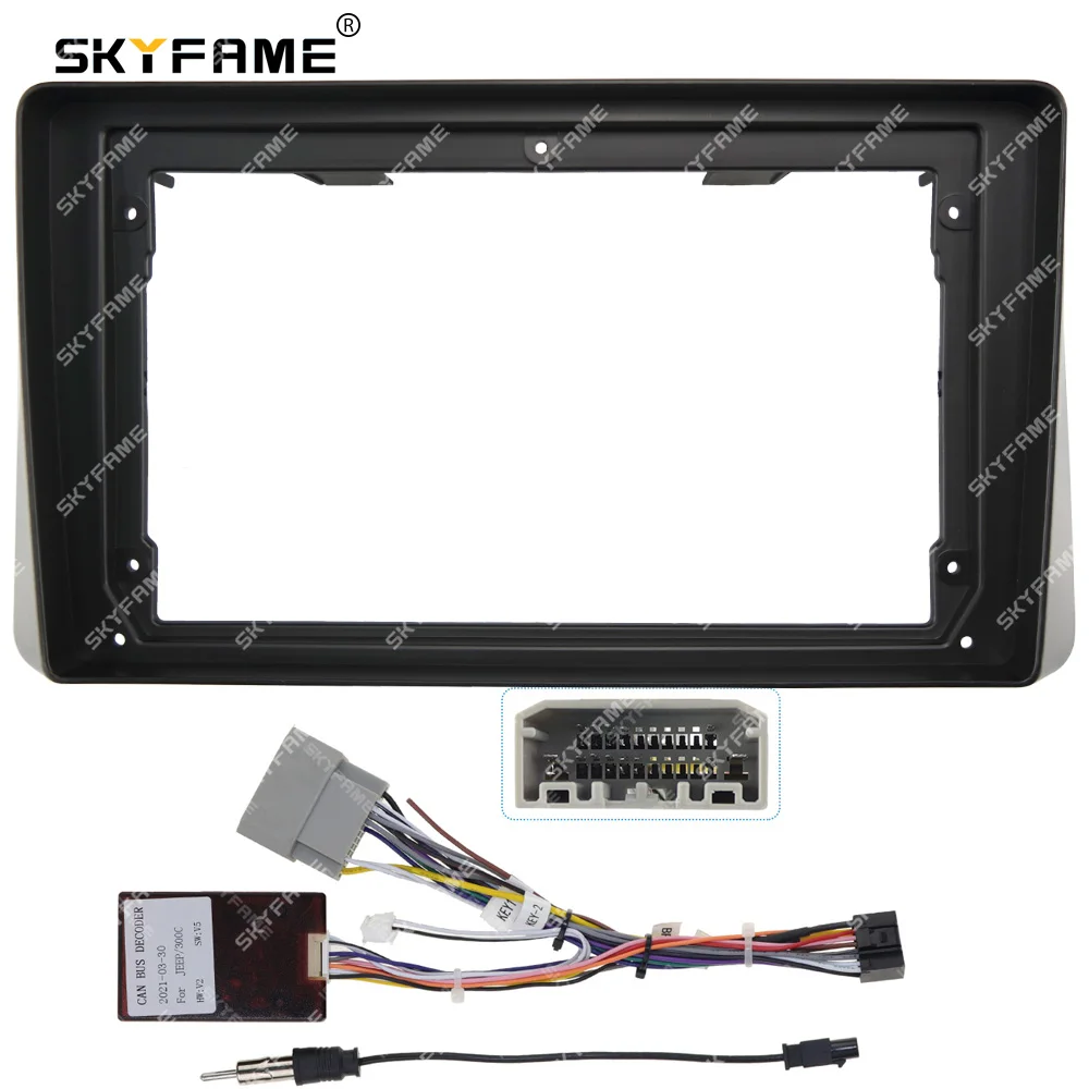 

SKYFAME Car Frame Fascia Adapter Canbus Box Decoder For Chrysler Grand Voyager Dodge Grand Caravan Lancia Voyager