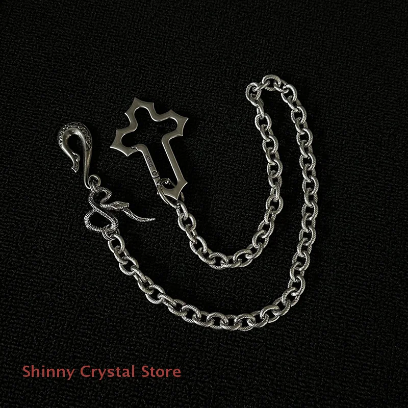 Y2K EDC Carabiner Key Clip, Religious Cross Crucifix Design, Perfect for Men and Hiking;