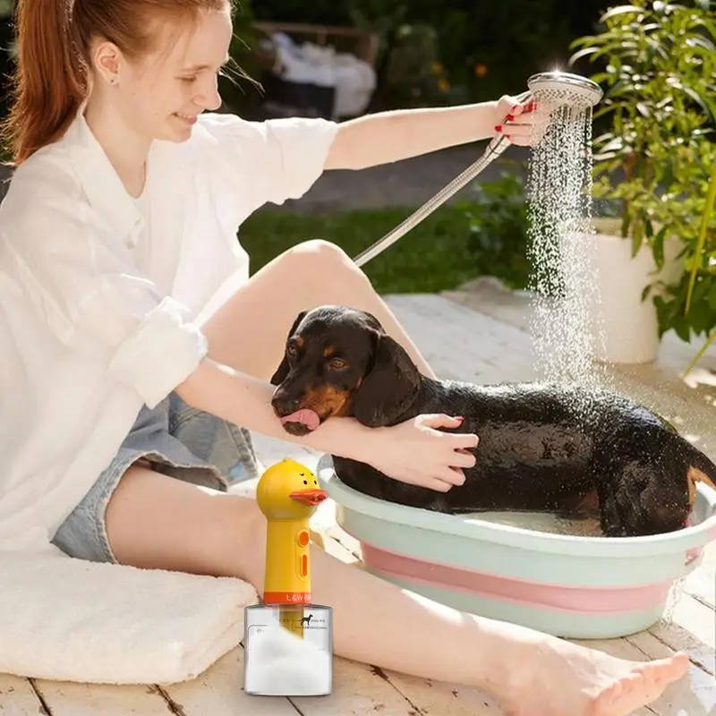 

Foam Shampoo Bottle For Dogs Pet Bathing Shampoo Foam Sprayer Rechargeable Pet Shower Washing Supplies For Cat Dogs Grooming