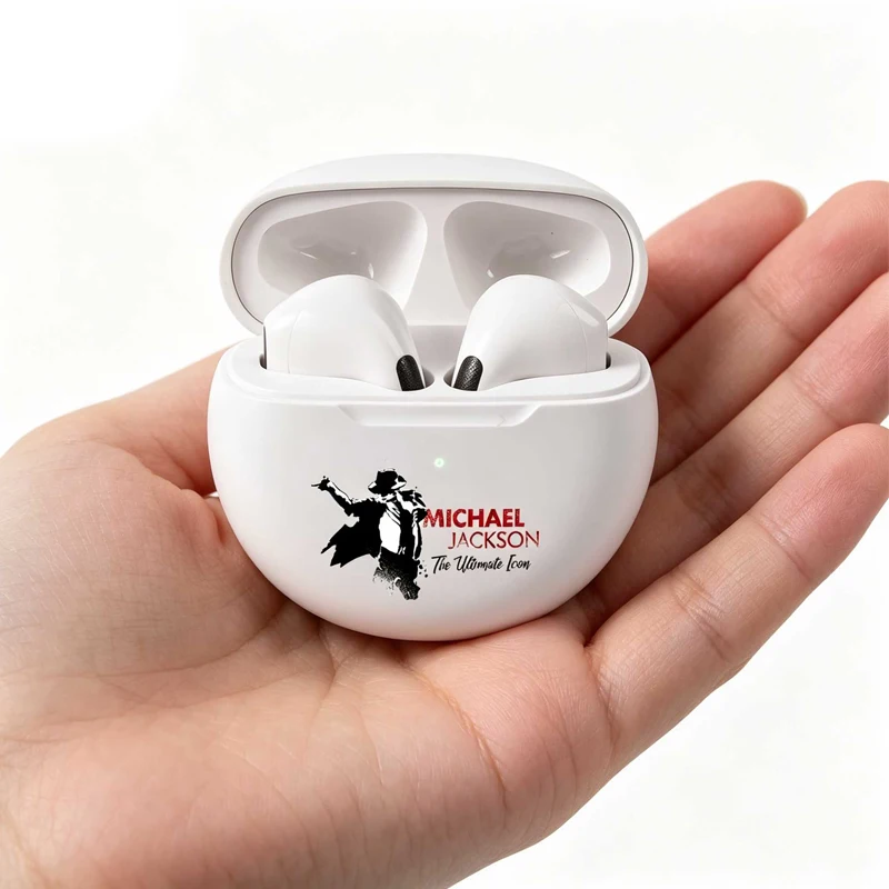 Michael Jackson Bluetooth-Kopfhörer, kabelloses Bluetooth-Headset, geräuschunterdrückende Ohrhörer mit Mikrofon, Pro6 kabellose Kopfhörer, Geschenk