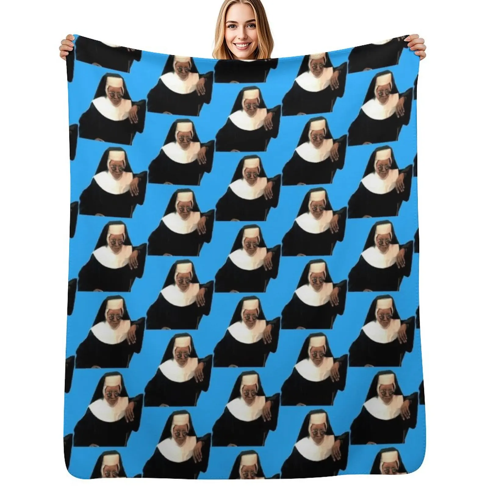 

Whoopi Goldberg (4) Throw Blanket Thermals For Travel Decoratives Flannel Fabric Blanket