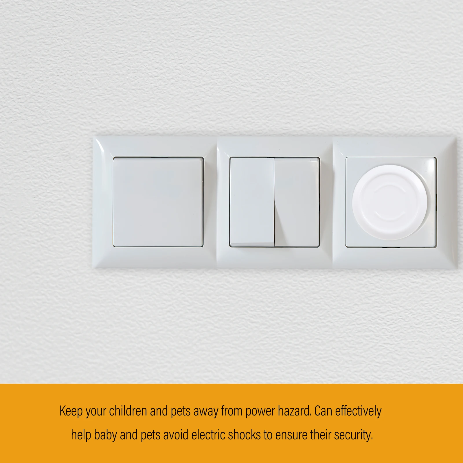 

10Pcs Child Safety Outlet Covers Plug Protectors Socket Covers Electrical Safety Caps