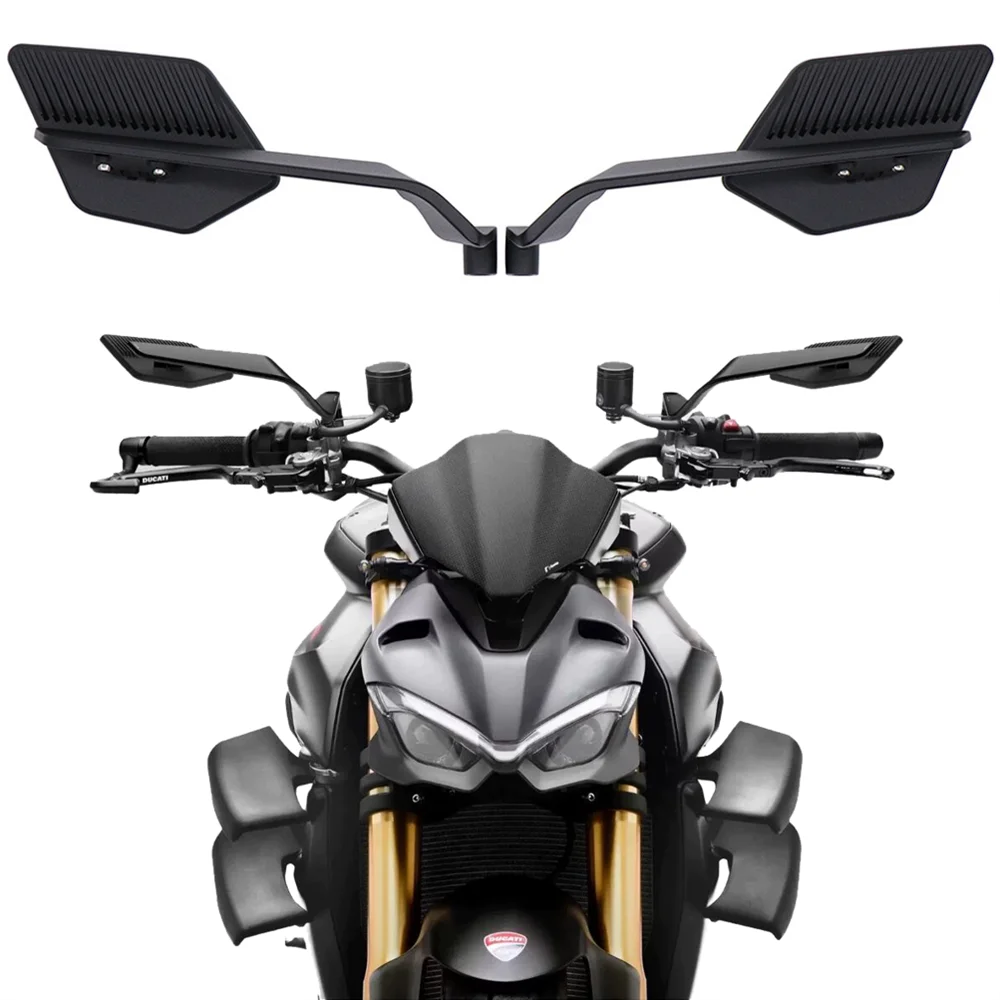 Espelho retrovisor para motocicleta, espelho retrovisor para duke 790 890 125 200 ducati aprilia kawasaki z90 bmw suzuki yamaha mt07 ktm 250