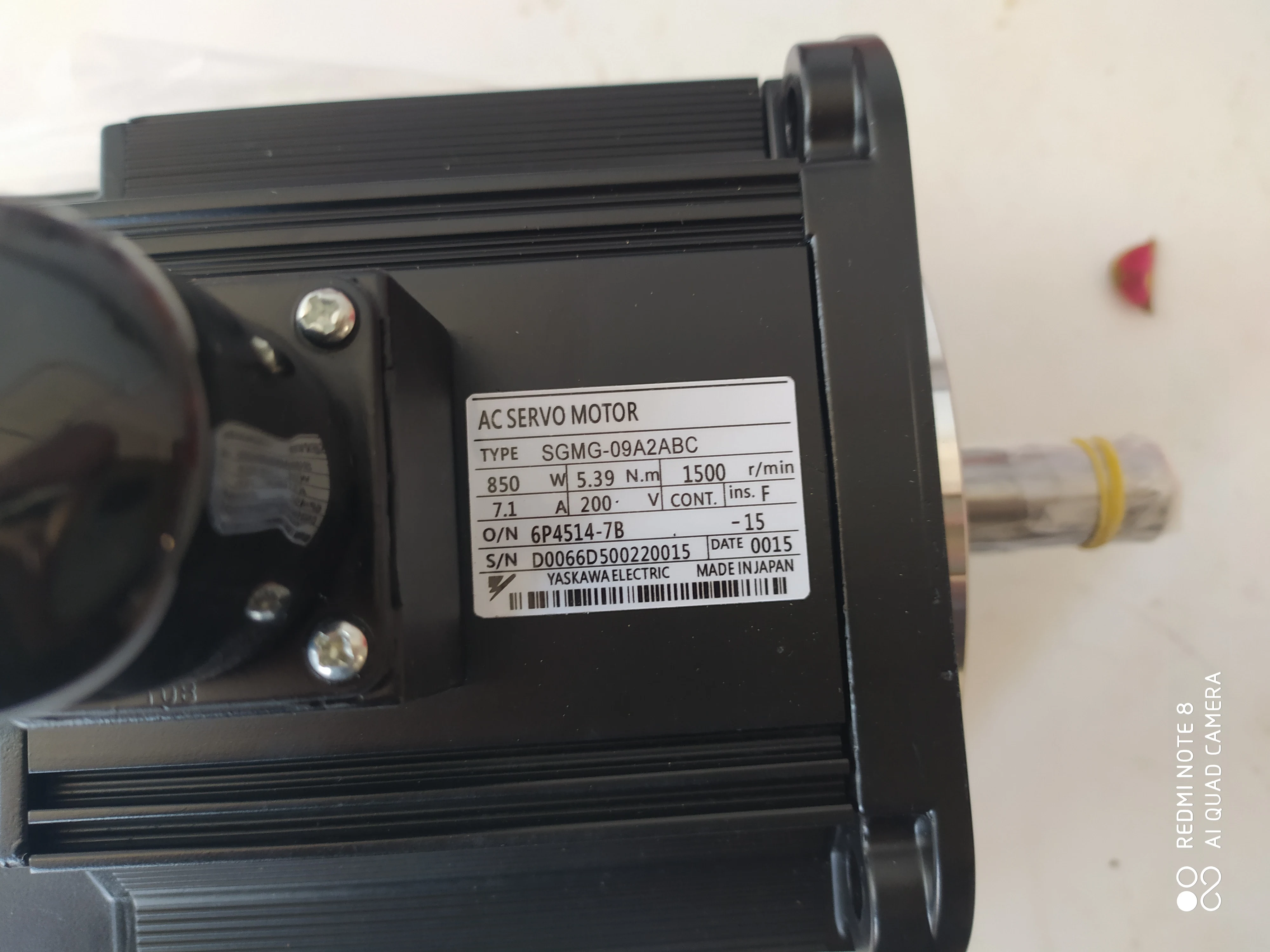 Yaskawa Electric SGMG-05/09A2AB/12A2BB/13A2AB/20A2AB/30A2AB/44A2AB/C