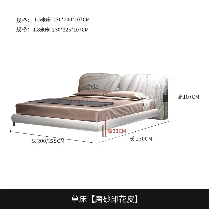 #Princess Bedroom Double Bed Wood Luxury Elegant Side Table Queen Bed Frame Twin Nordic Letto Matrimoniale Living Room Furniture