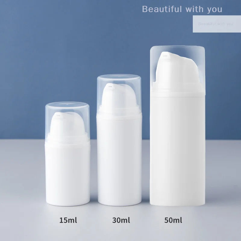 

15/30/50ml Empty Airless Pump Bottles Mini Lotion Vacuum Cosmetic Containers Make Up Travel Emulsion Bottle