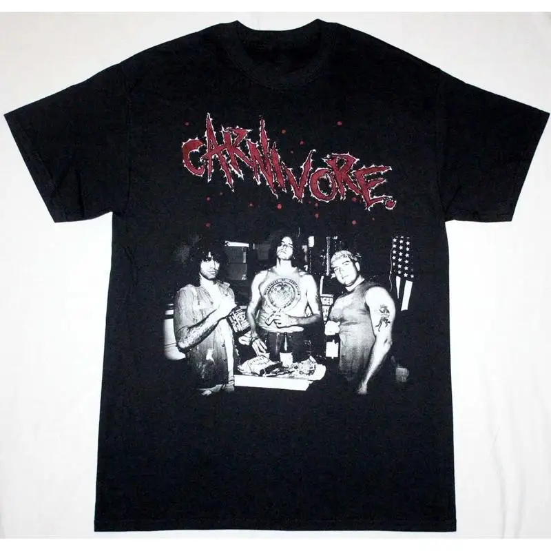 Camiseta Carnivore Band Color negro todas las tallas Bl891