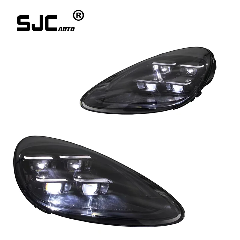 

SJC Auto Car Accessories New Styling For Porsche Cayenne 958.1 958.2 Head Light Upgrade New 2024 LED Car Parts Matrix Headlamps