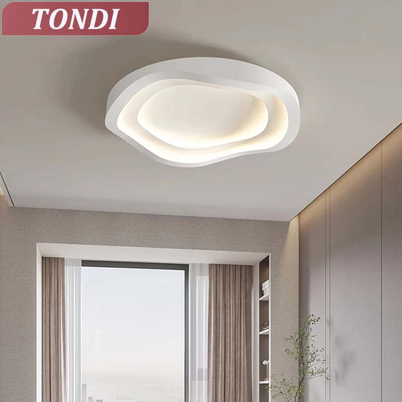 

Светодиодный белый потолочный светильник, светильник для комнаты, современная спальня, столовая, кабинет, украшение потолка, домашнее освещение, потолочный светильник, внутренний светильник