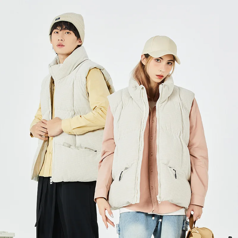 

Minsu 2025, новая зимняя модная тенденция, мужская хлопковая жилетка без рукавов, рубашка-куртка