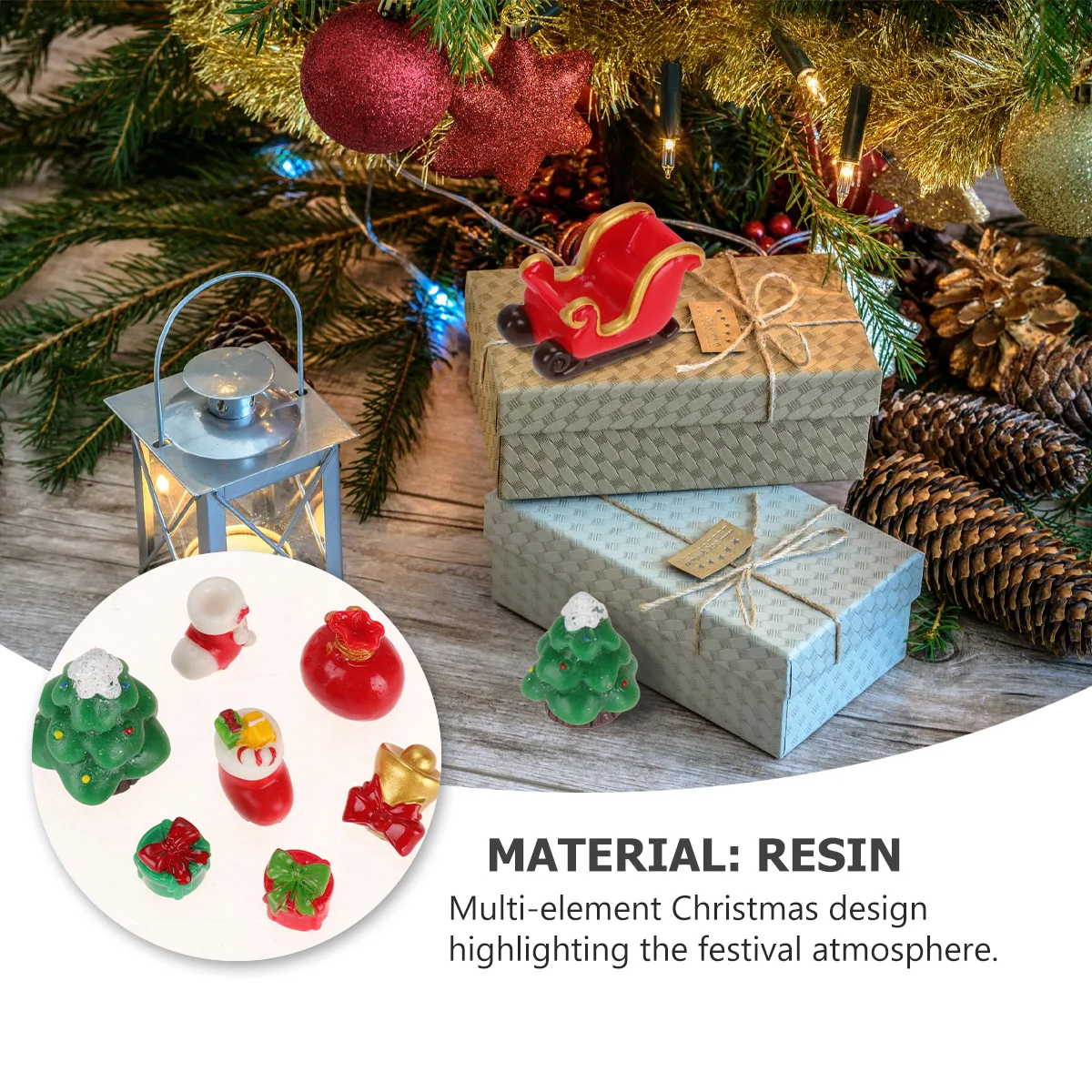 

15Pcs Snowman Mini Set Holiday Christmas Decoration for Living Room Bedroom Mantel Cheerful Festive Touch Tiny Craft Display