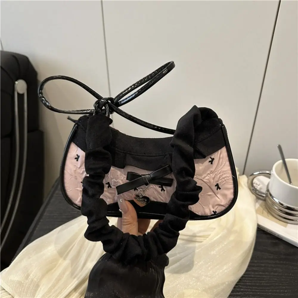 Retro PU Leather Women Underarm Bag Multicolor Soft Shoulder Bags Canvas Totes Handbags Women Girls