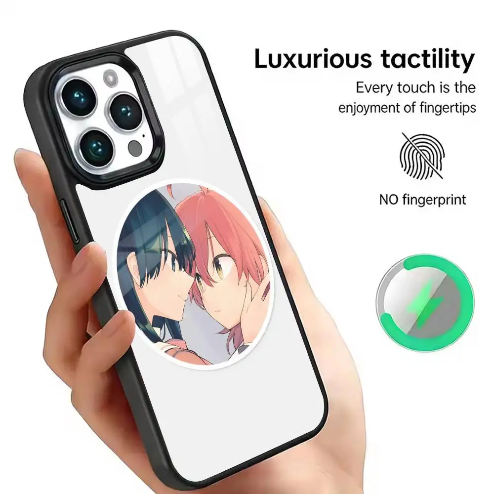 B-Bloom Into You Anime Phone Case For iPhone 11,12,13,14,15,16,17Plus,Pro,Max for Wireless Charging