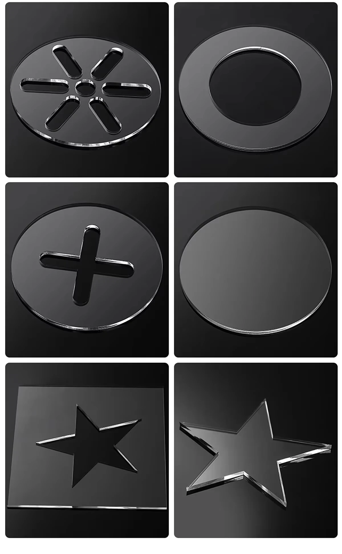Custom High Clear Acrylic Plate Machining, Grooving,Bending,Cutting,UV Printing,Engraving,Organic Glass,PC Polycarbonate Sheet