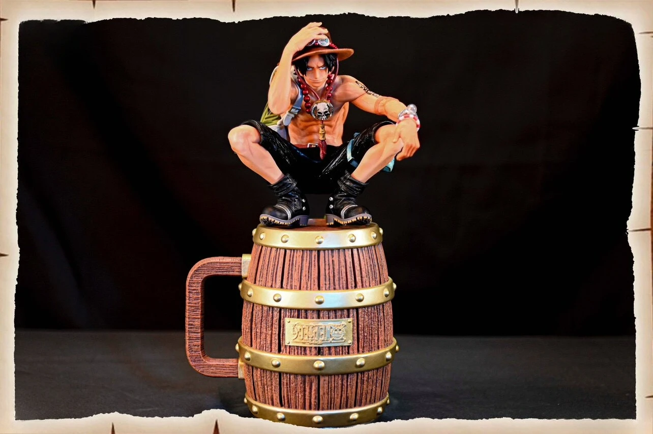 

Anime One Piece Luffy Cosplay Barrel Cup Merchandise Collection Stainless Steel Anime Cosplay Accessories