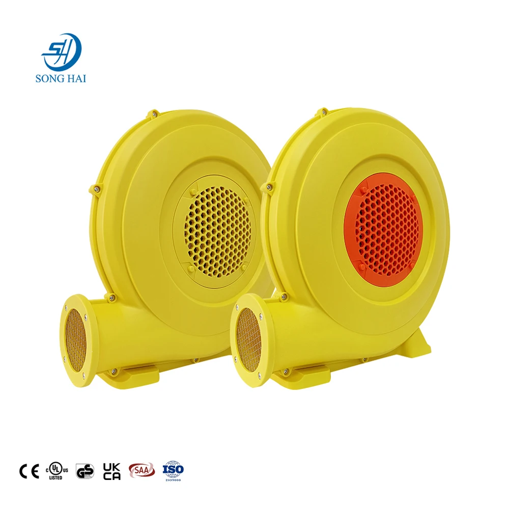 

750w Plastic Shell Electric Air Blower Pump Fan Commercial Inflatable Bouncer Blower for Bouncy Castle