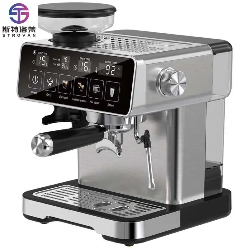 

STLF Grinding Coffee Machine Touch Screen Stainless Steel Espresso Machine Italy Home Coffee Machine Factory Custom