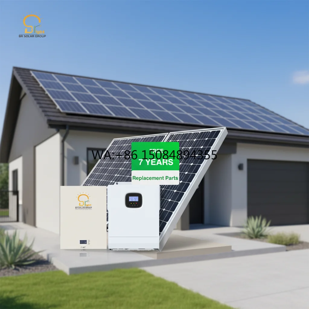 High-Capacity Lithium Ion Battery MPPT Solar Kit 5kW Off-Grid Solar Power System with Pure Sine Wave Inverter