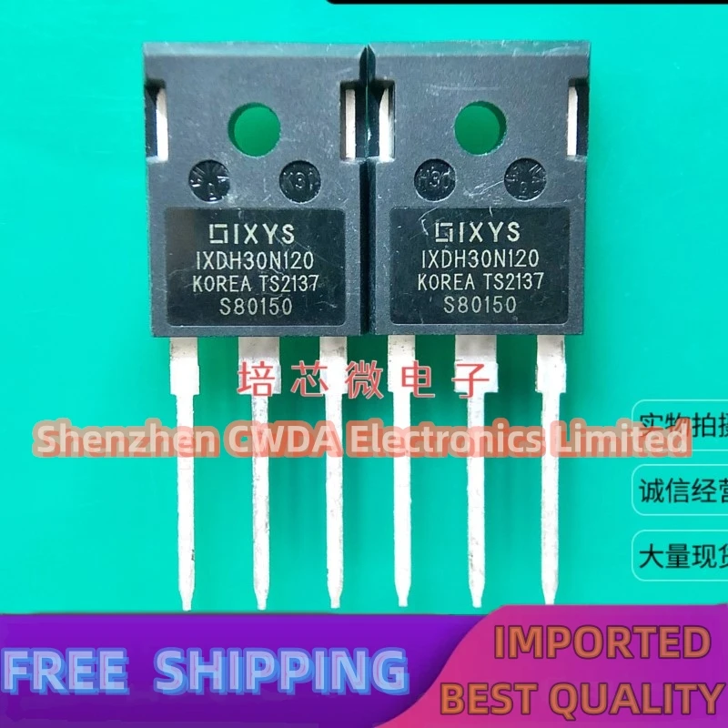 10PCS-20PCS  IXDH30N120=IXGH30N120  TO-247 60A 1200V IGBT In Stock Can Be Purchased 