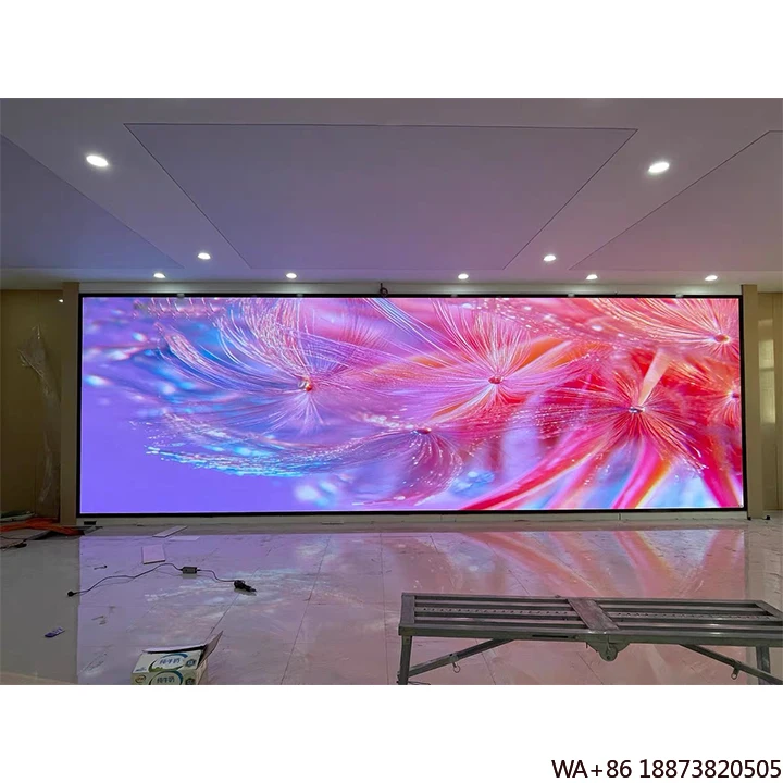 

Светодиодный дисплей 5 м х 4,2 м для использования в помещении, полноцветный, 3840 Гц, P1.25 P1.538 P1.86 P2.5, внутренний экран, видеостена