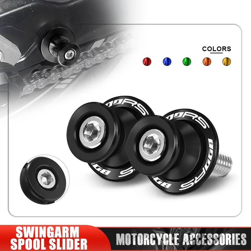 

800RS 600RS Motorcycle Accessories Swingarm Spools Slider Screw Stand For srk600 srk800 srk800rs srk600rs srk550S srk550