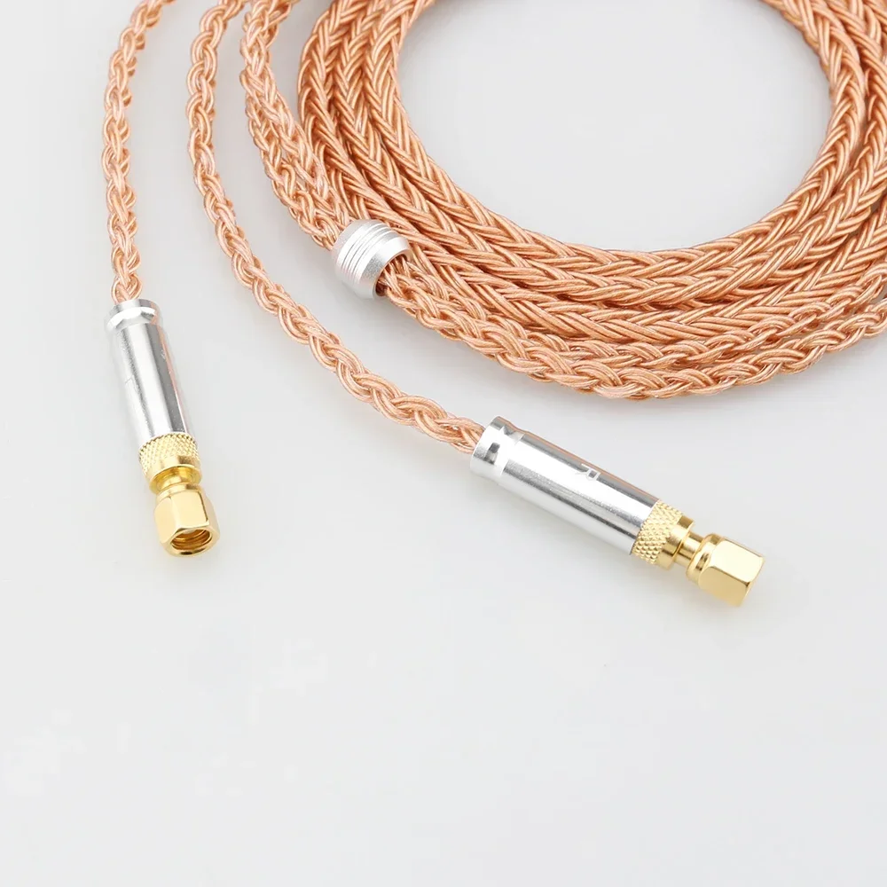 HIFI 2.5mm 3.5mm 4.4 4Pin XLR Balanced 16 Core 99% 7N OCC Earphone Cable For HiFiMan HE400 HE5 HE6 HE300 HE4 HE500 HE6