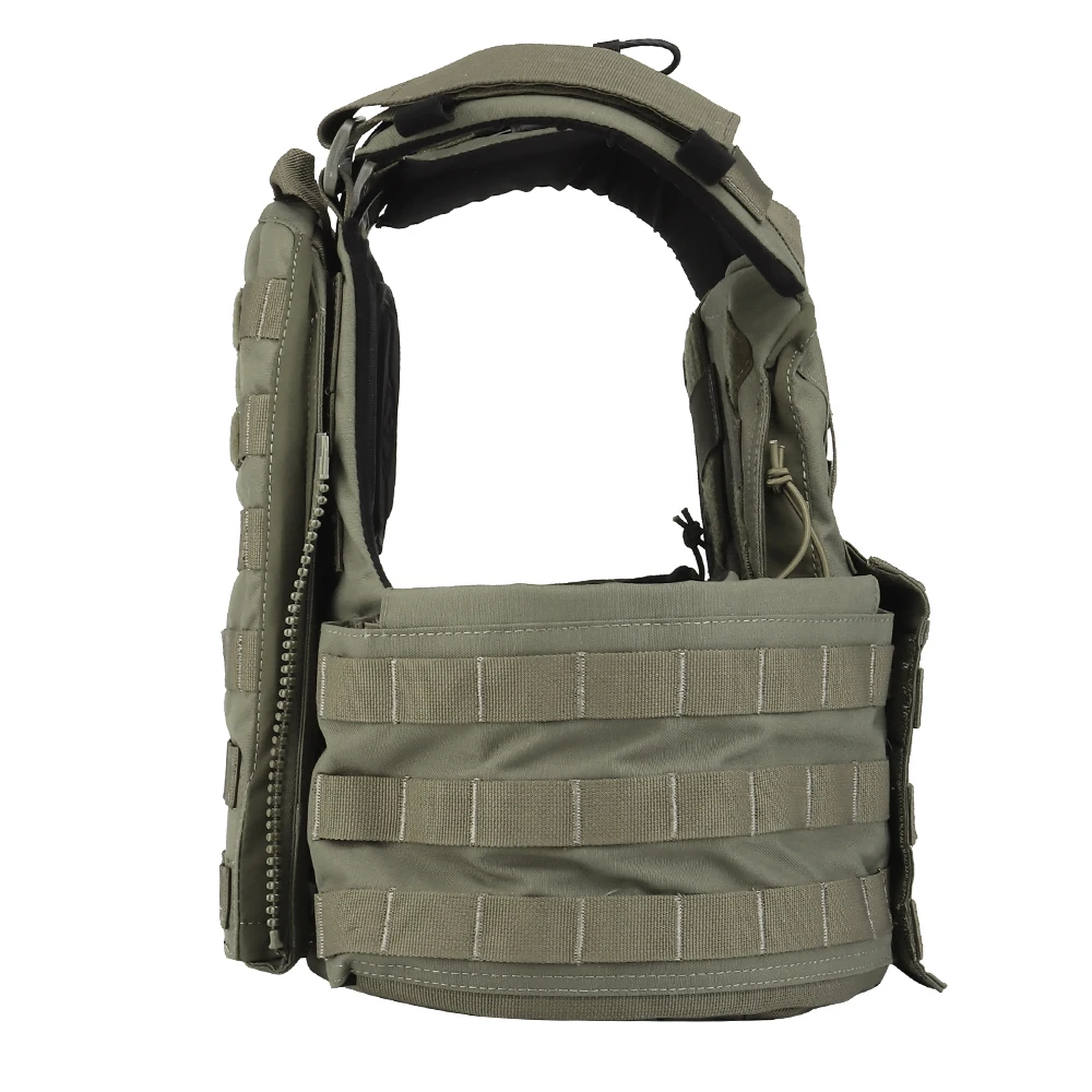 CPC Tactical Vest Cage Plate Carrier Magazine Pouch Panel Quick Release Cummerbund EVA Pad Plate Baffle Paintball Hunting Vest