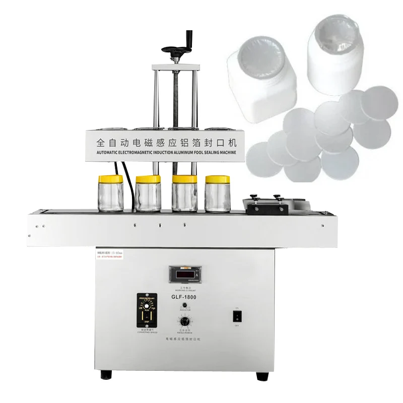 

Continuous Induction Sealing Machine Jar Cap Sealer Aluminum Foil Sealing Machine