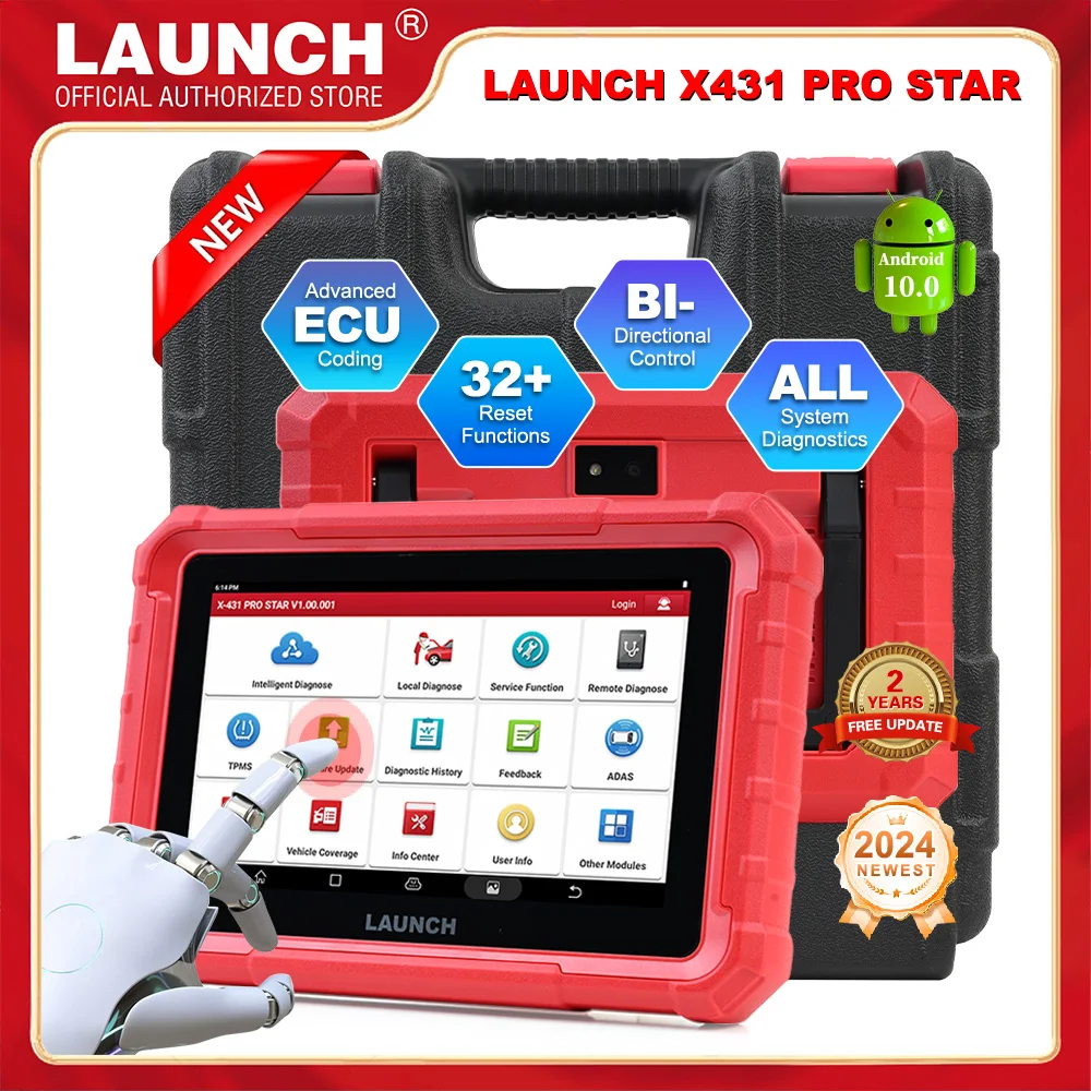 Launch X431 Pro Elite / Star VAG Guided Functions scanner automotriz Support 110+Car Brands diagnostic machine for all cars