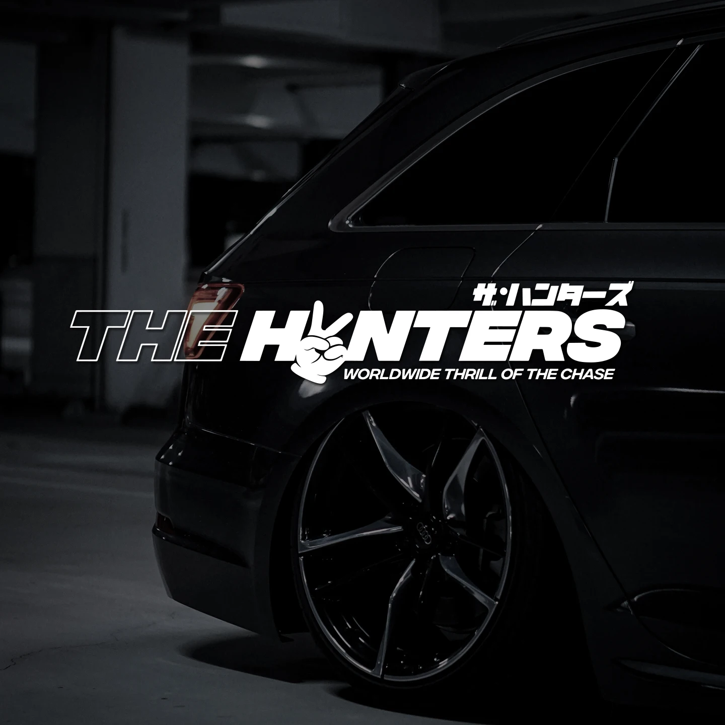 

The Hunters "Worldwide Thrill of The Chase" Car Sticker Waterproof decals for front and rear windshields