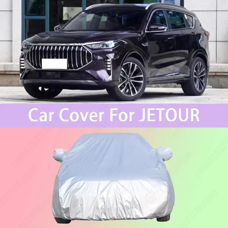 

For Jetour X70 X75 X90 X95 X-1 Car Cover Waterproof Dustproof UV Protective Snow Protection Cover Car Styling Accessories